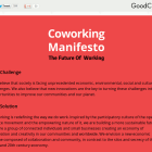 Screenshot Coworkingmanifesto.com